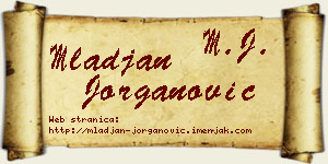 Mlađan Jorganović vizit kartica